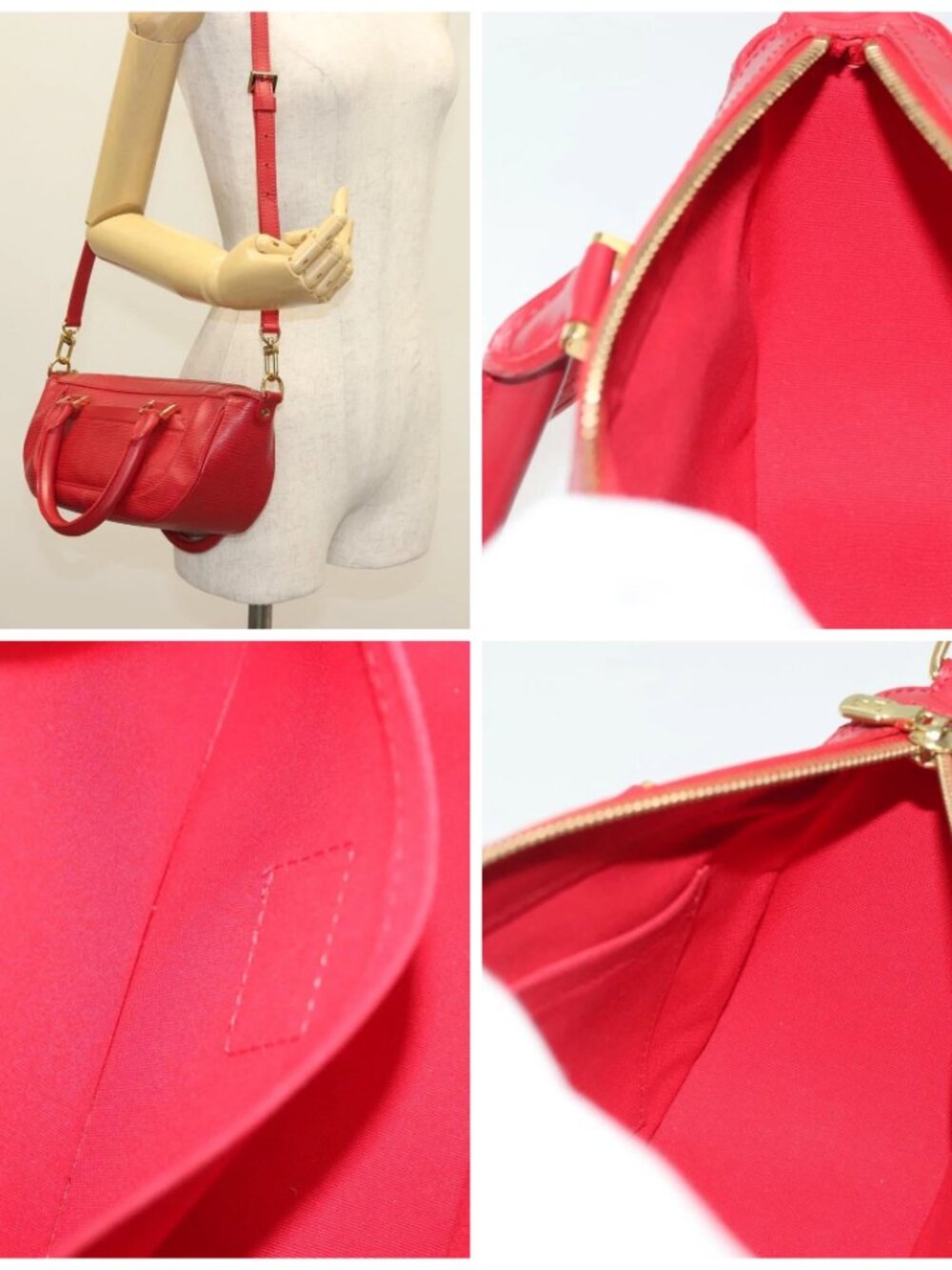 LOUIS VUITTON Epi Danura PM Hand Bag 2way Red M5891E LV - Picture 16 of 16